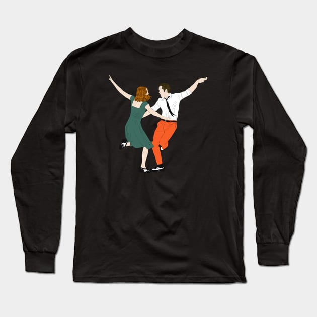 Mia and Sebastian - La La Land Long Sleeve T-Shirt by LiLian-Kaff